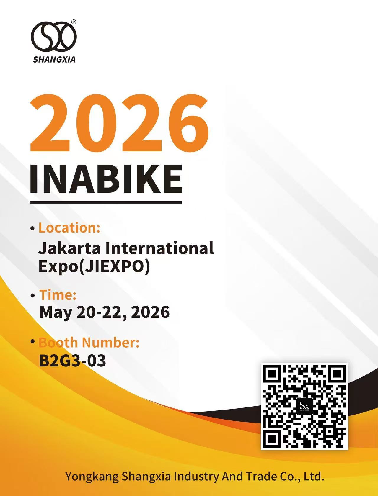 Výstava Inabike 2026, tlumič motocyklů SXJZ se blíží!